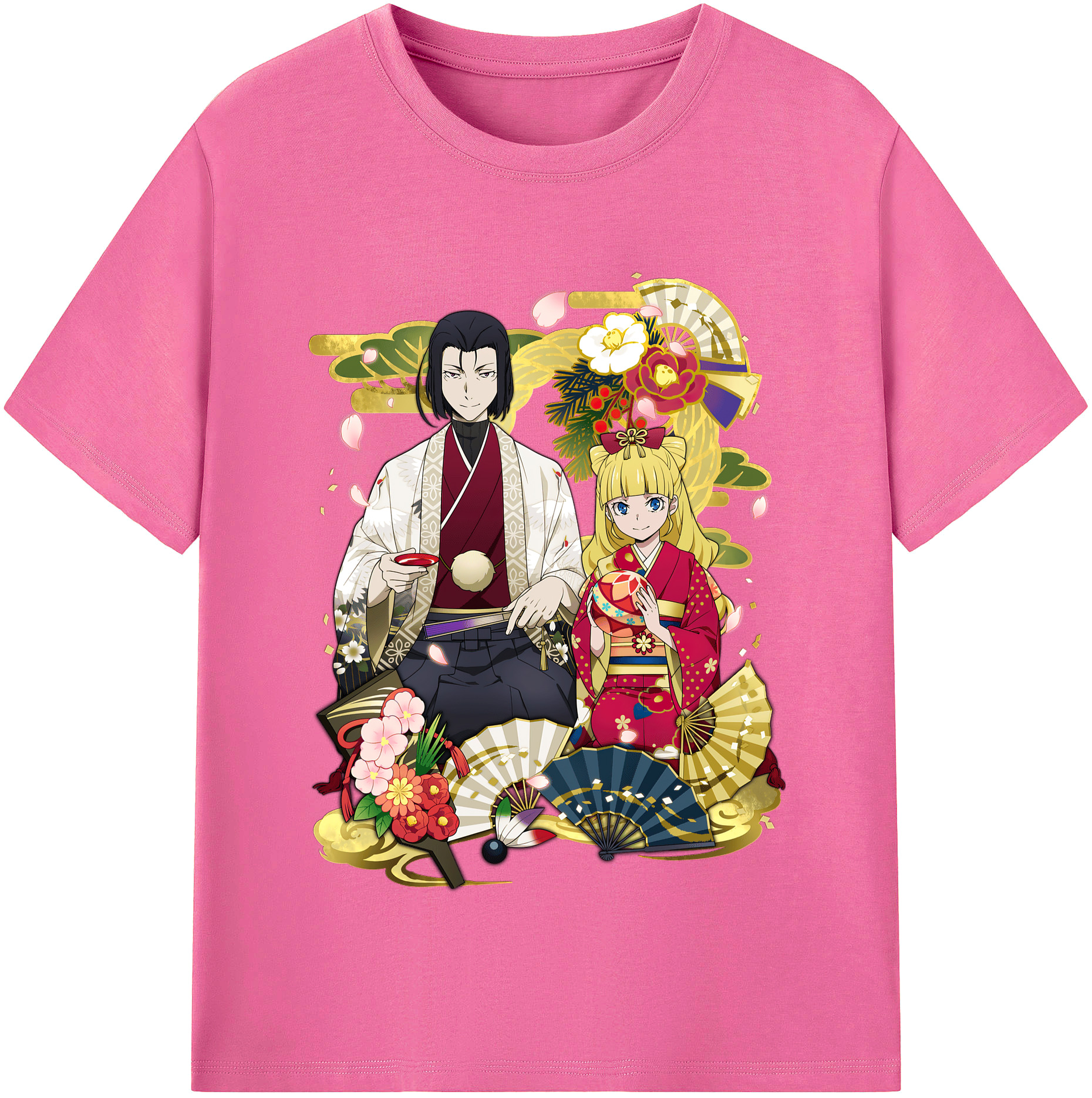 （画像用） 文豪ストレイドッグス Bungo Stray Dogs レディースカジュアルプリントTシャツ（綿100％）